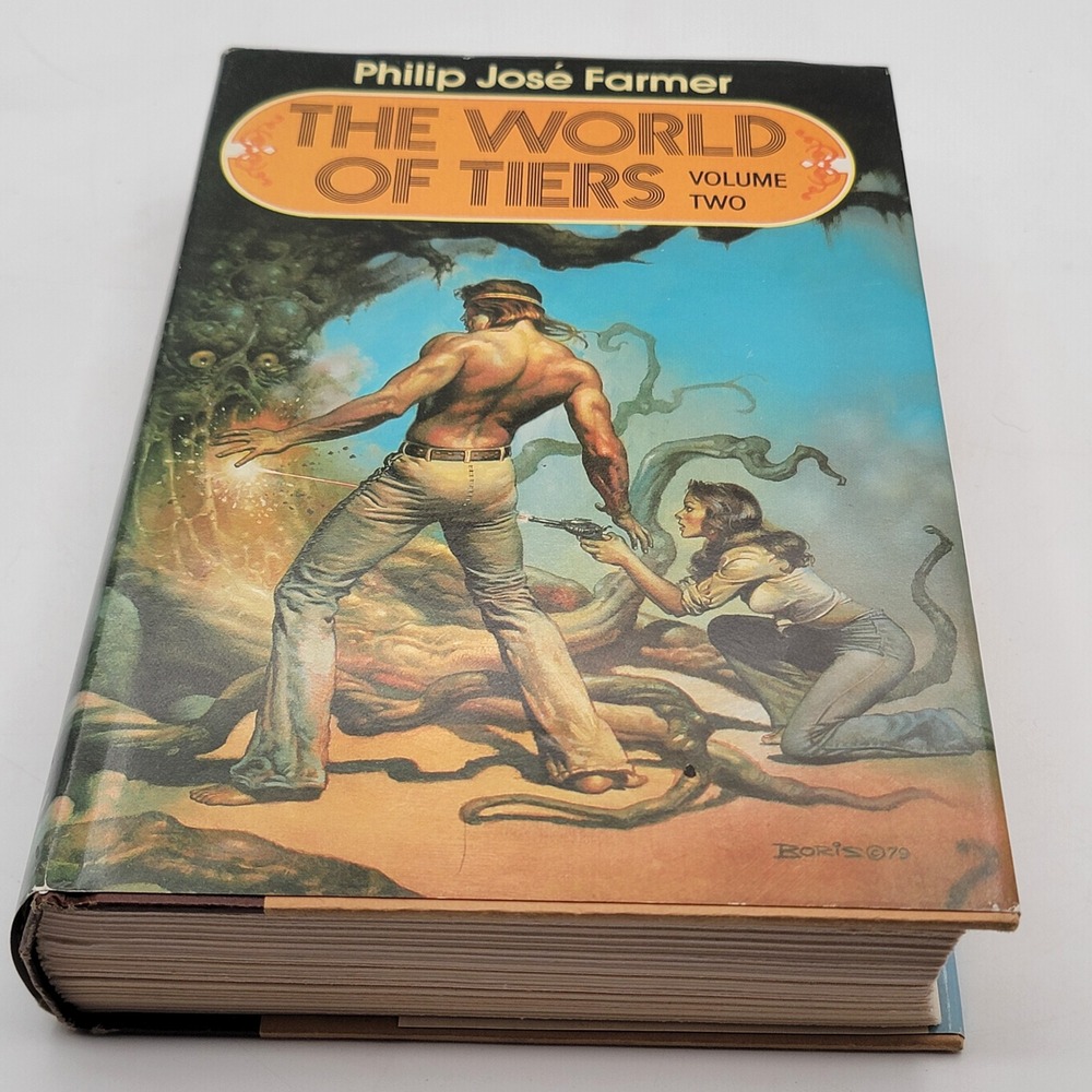 Philip Jose Farmer The World of Tiers Volume Two Hardcover BCE Boris Art Good